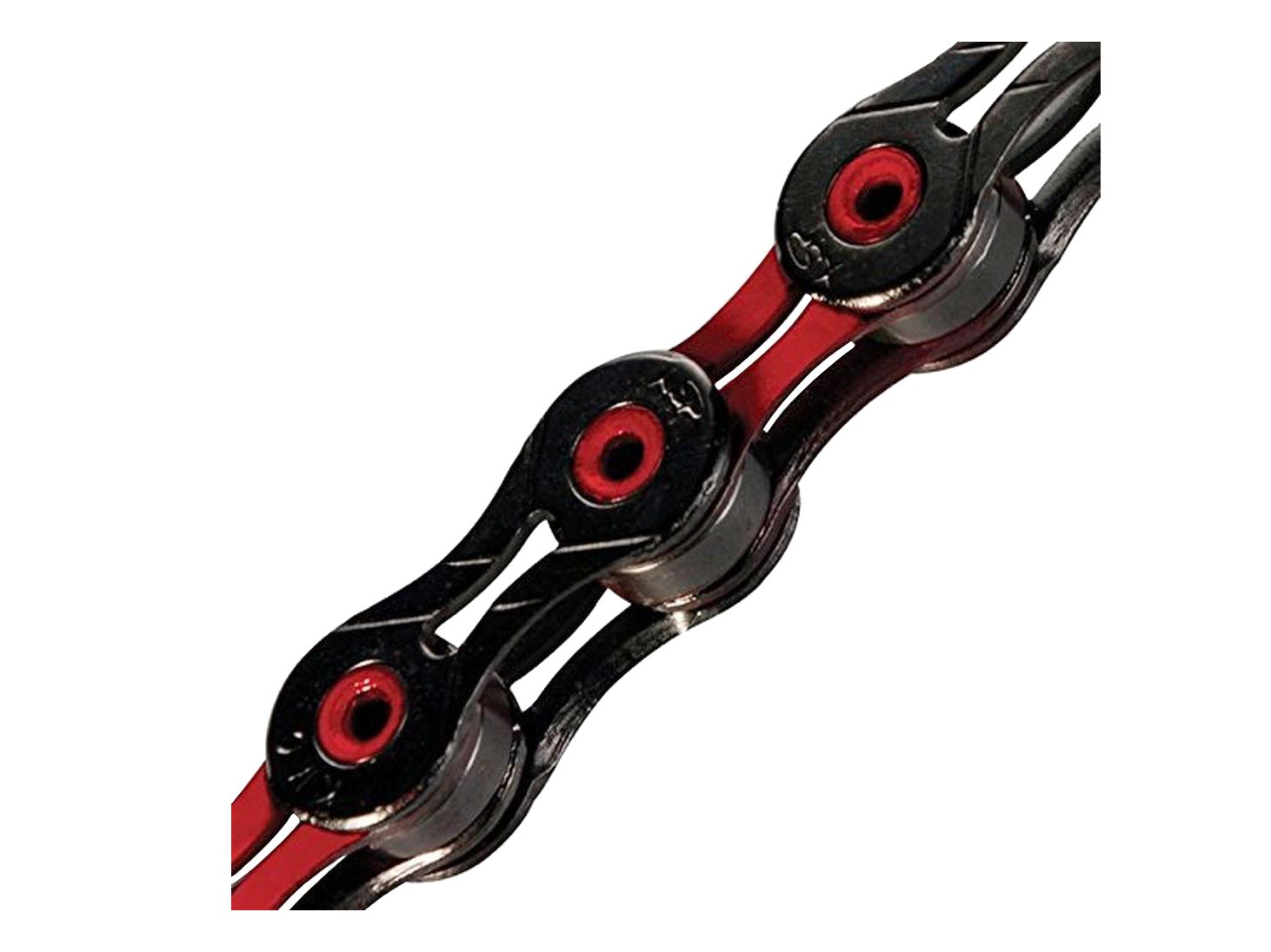 KMC DLC 11 Chain 11-Speed 118 Links Black/Red