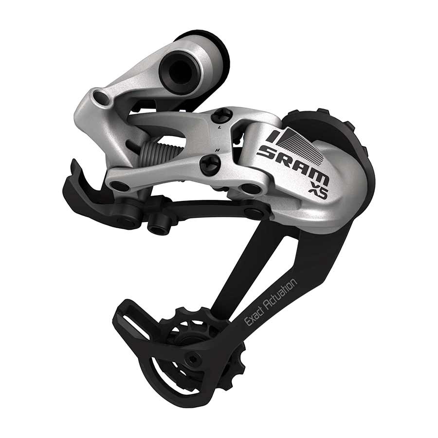SRAM X5 9-Speed Rear Derailleur - long - silver SRAM X5 9-Speed Rear Derailleur - long - silver