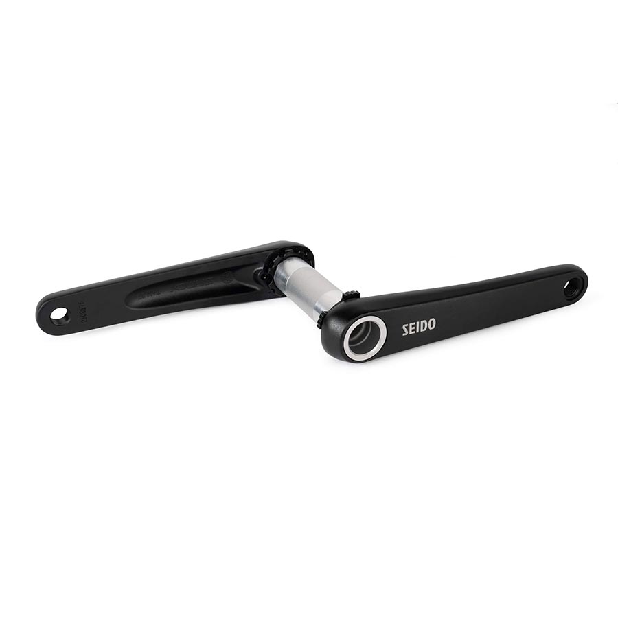 Seido Lyer Crankset Spindle: 30mm 30mm 175mm Black Road Disc Set