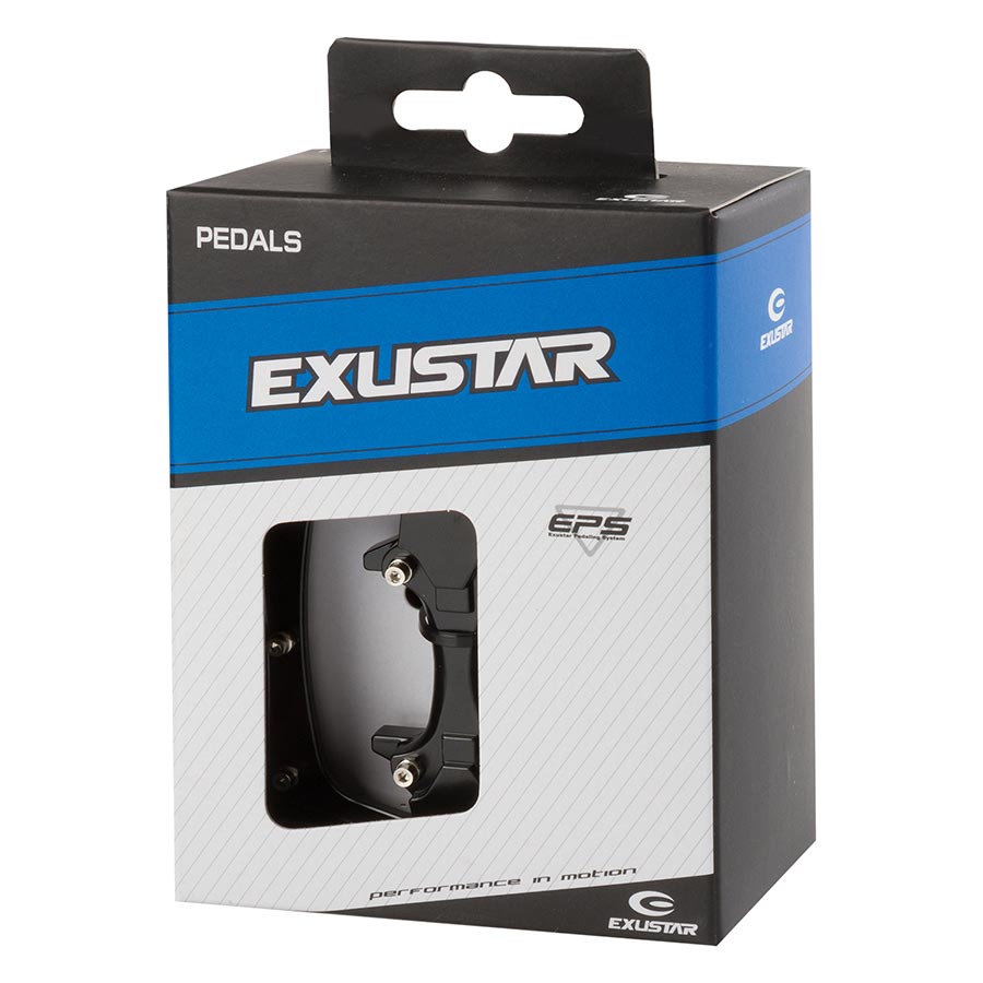 Exustar E-PM820-2 Dual Sided Pedals Body: Aluminum Spindle: Cr-Mo 9/16'' Black Pair