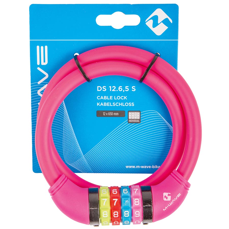 M-Wave Silicone-Covered Bicycle Cable Lock, 2' x 12mm, Black : Buy Online at Best Price in KSA - Souq is now