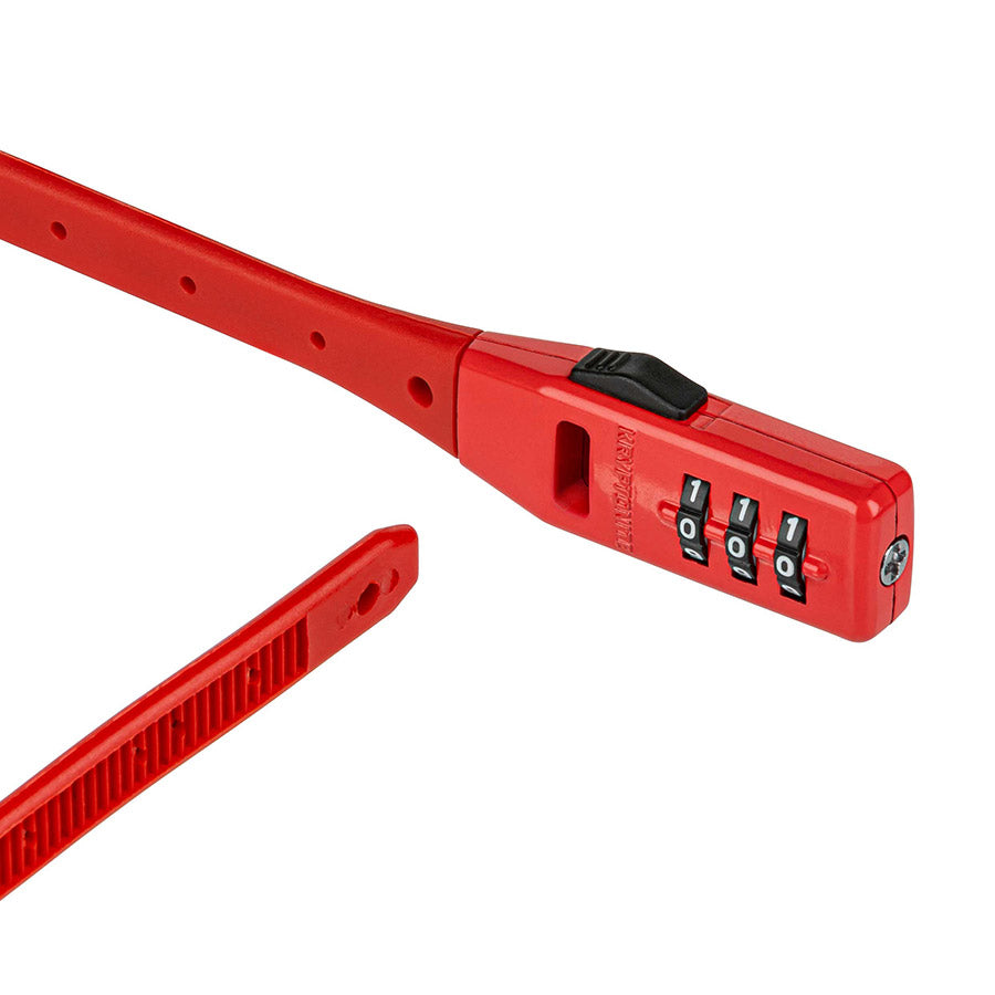 Kryptonite Click Lock Combo Cable lock Combination 10mm 45cm 1.5' Red