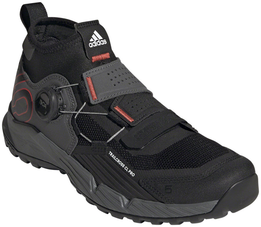 Five Ten Trailcross Pro Mountain Clipless Shoes - Women's Gray/Black/Red 10