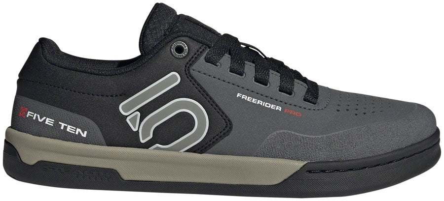 Five Ten Freerider Pro Flat Shoes - Men's Gray Six/Silver Pebble/Core BLK 10.5